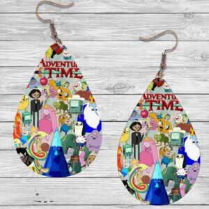 Adventure Time Earrings: Hypoallergenic